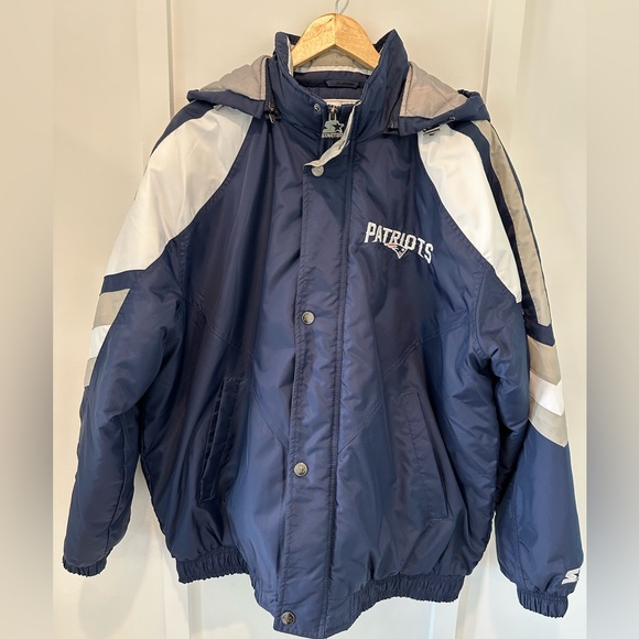 New England Patriots NFL STARTER PRO LINE WINTER JACKET - XXL - NWOT - Picture 2 of 13